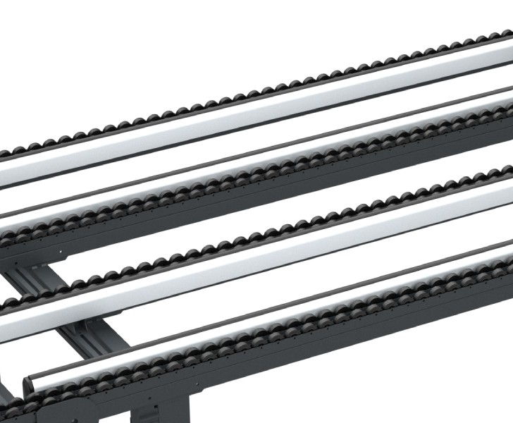 Aluminio Link Superficie de rodillos Tekna